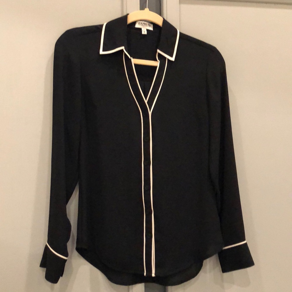 Express black blouse XS